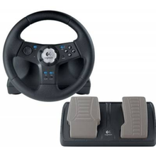 Load image into Gallery viewer, PS2 - Logitech Rally Vibration Feedback Wheel - PlayStation 2
