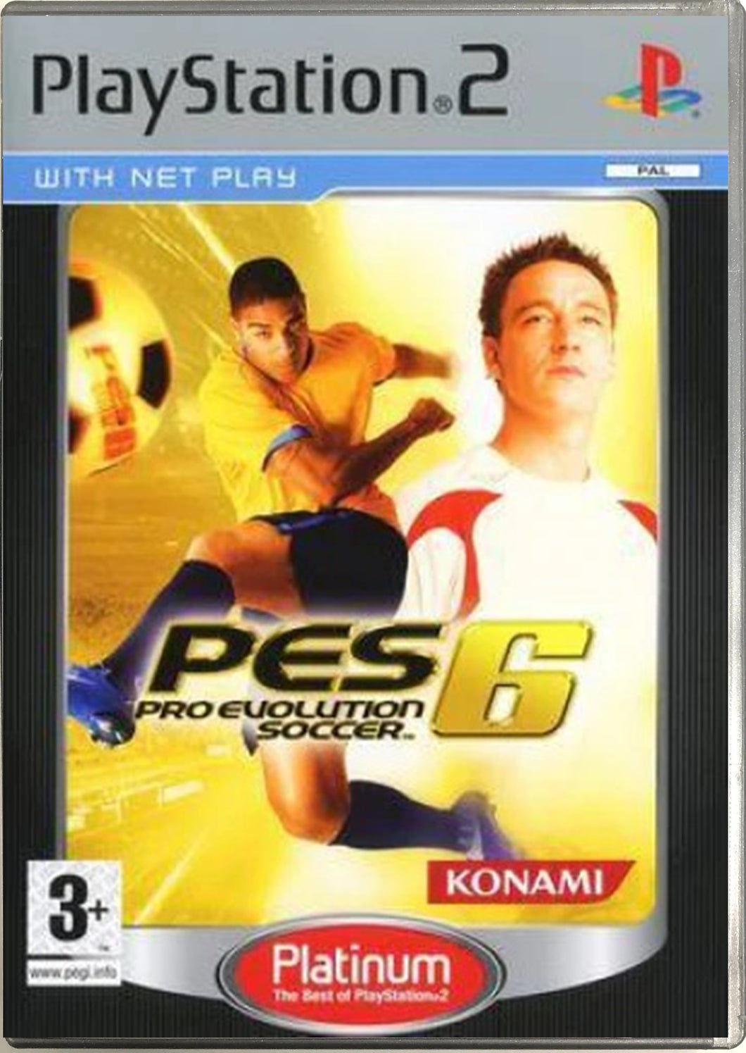 PS2 - Pro Evolution Soccer 6 (Platinum) - PlayStation 2