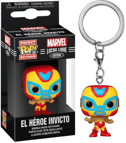 Funko Pop! Keychain: Marvel Luchadores: El Héroe Invicto