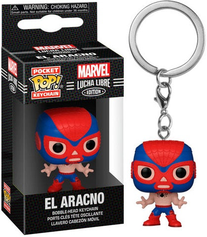 Funko Pop! Keychain: Marvel Luchadores: El Aracno