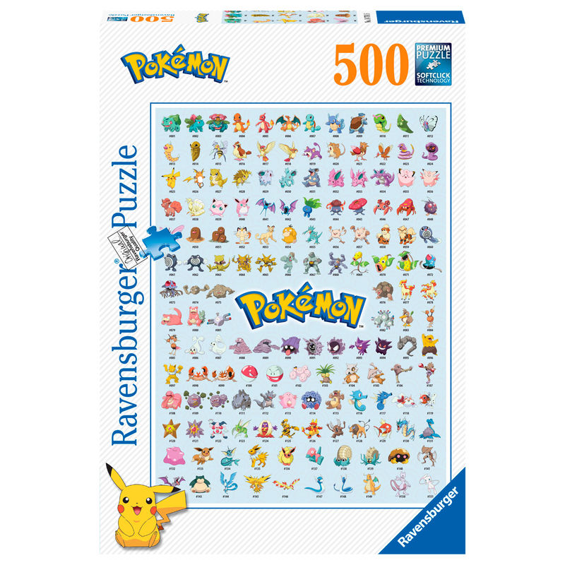 Pokémon Kanto 151 Puzzle - 500 pieces - Ravensburger