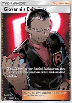 Pokémon TCG: Giovanni's Exile Full Art 67/68 - Sun & Moon Hidden Fates