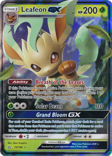 Pokémon TCG: Leafeon GX 13/156 - Sun & Moon Ultra Prism