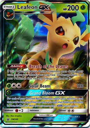 Pokémon TCG: Leafeon GX SM146 - Sun & Moon