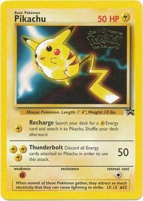 Pokémon TCG: Pikachu Black Star Promo 4