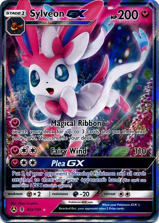 Pokémon TCG: Sylveon GX 92a/145 - Sun & Moon