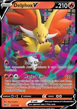 Pokémon TCG: Delphox V 027/196 - Sword & Shield Lost Origin