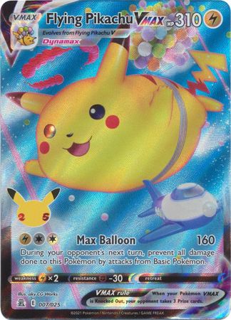 Pokémon TCG: Flying Pikachu VMAX 7/25 - Celebrations