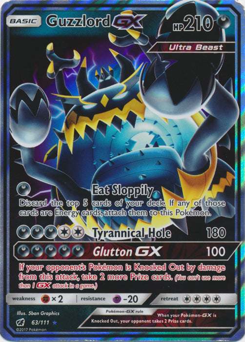 Pokémon TCG: Guzzlord GX 63/111 - Sun & Moon Crimson Invasion