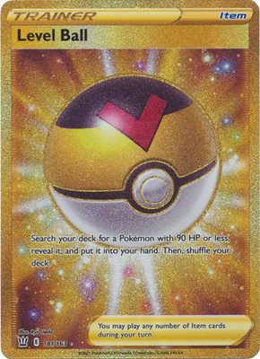 Pokémon TCG: Level Ball Secret Rare 181/163 - Sword & Shield Battle Styles