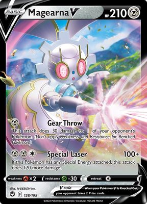 Pokémon TCG: Magearna V 128/195 - Sword & Shield Silver Tempest