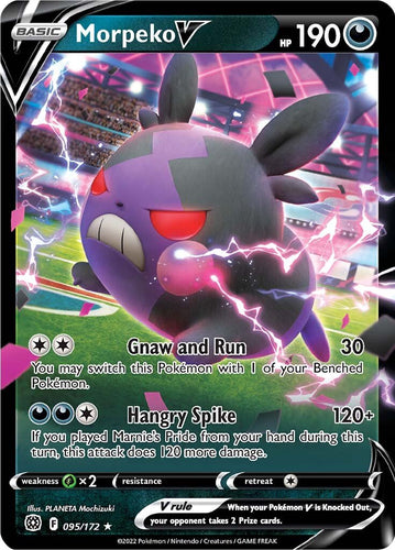 Pokémon TCG: Morpeko V 95/172 - Sword & Shield Brilliant Stars