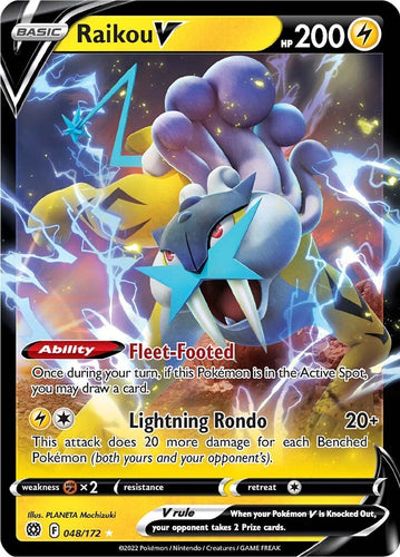 Pokémon TCG: Raikou V 48/172 - Sword & Shield Brilliant Stars