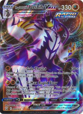 Pokémon TCG: Rapid Strike Urshifu VMAX 88/163 - Sword & Shield Battle Styles