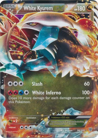 Pokémon TCG: White Kyurem EX #96/135 - Black & White 8: Plasma Storm