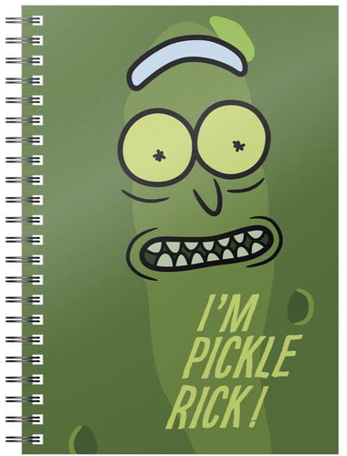 Rick and Morty I am Pickle Rick A5 notebook