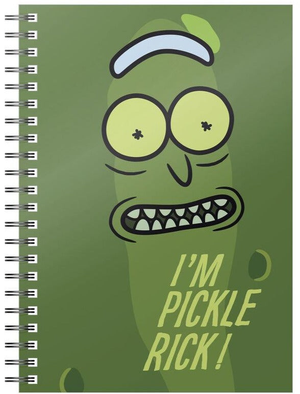 Rick and Morty I am Pickle Rick A5 notebook