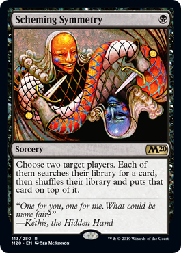 Magic the Gathering - Scheming Symmetry - Core Set 2020