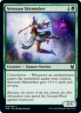 Magic The Gathering - Setessan Skirmisher - Theros Beyond Death