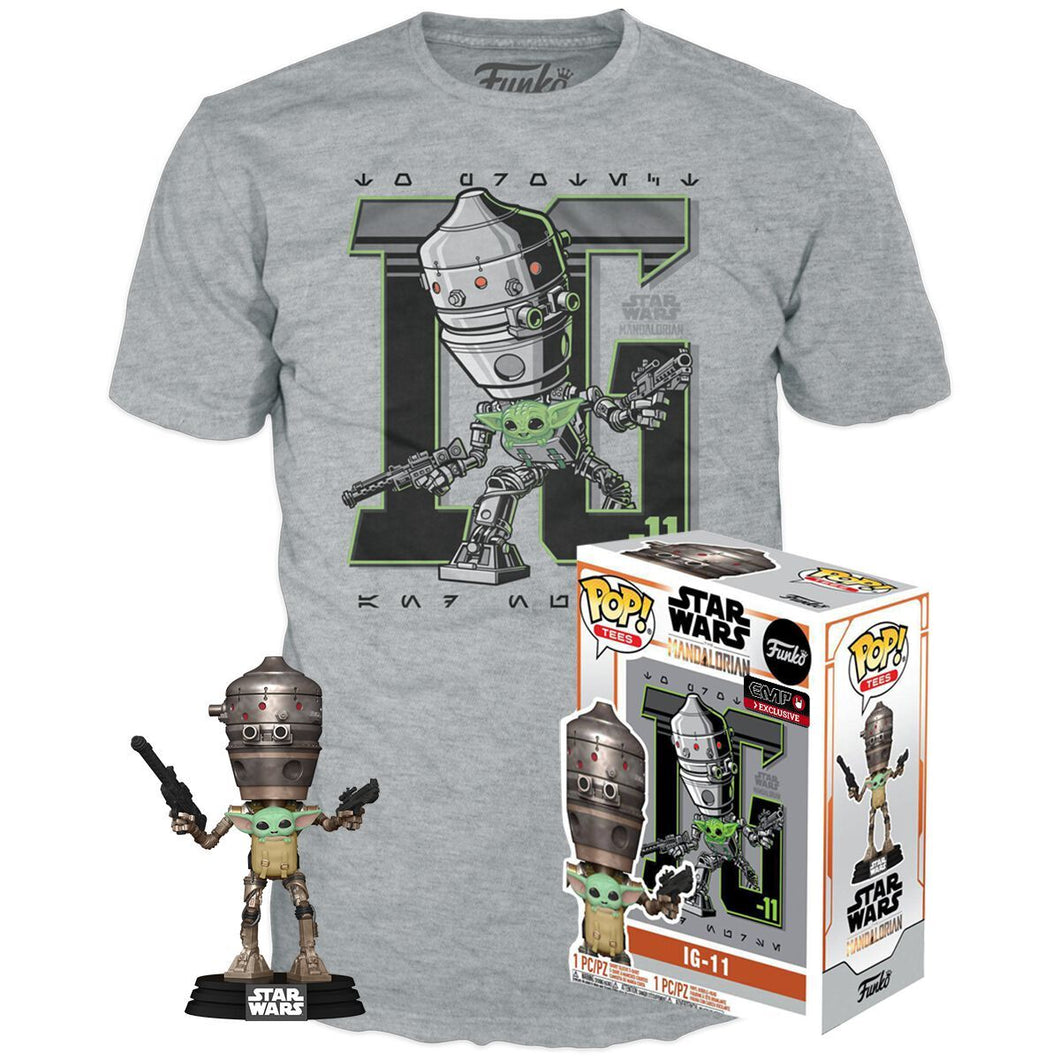 Funko POP! & T-Shirt: Star Wars Special Edition IG-11 with The Child #427 (M)