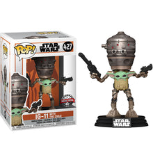 Load image into Gallery viewer, Funko POP! &amp; T-Shirt: Star Wars Special Edition IG-11 with The Child #427 (M)
