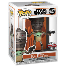 Load image into Gallery viewer, Funko POP! &amp; T-Shirt: Star Wars Special Edition IG-11 with The Child #427 (M)
