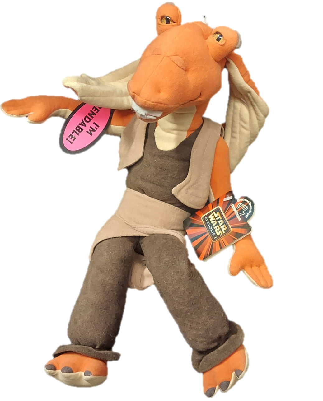 Star Wars - Jar Jar Binks 45cm Plush Toy [Retro Collectible]