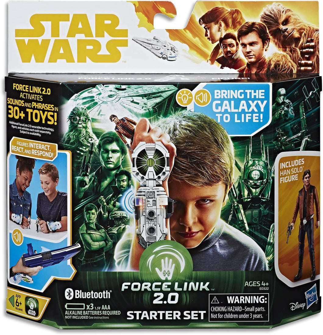 Star Wars Force Link 2.0 Starter Set including Force Link Wearable Technology and Han Solo figure