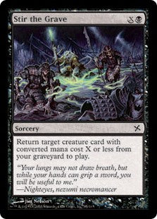 Magic the Gathering - Stir the Grave - Betrayers of Kamigawa