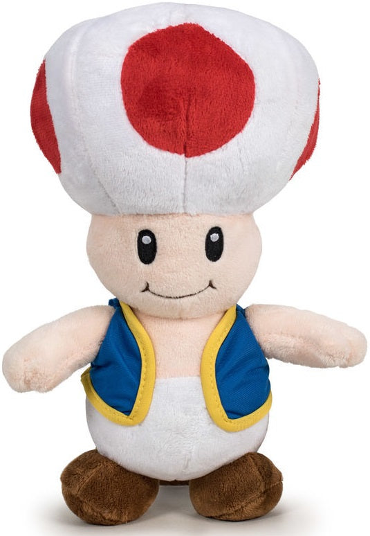 Super Mario Bros Toad Plushie 26cm