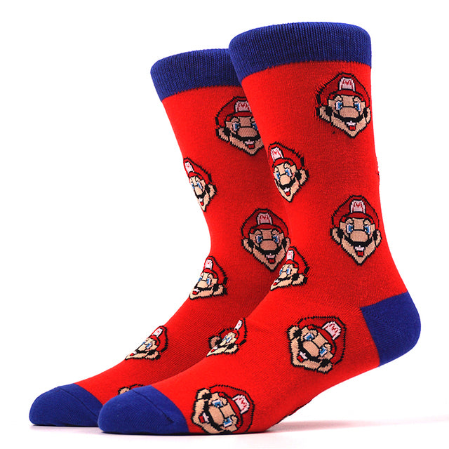 Super Mario Faces socks