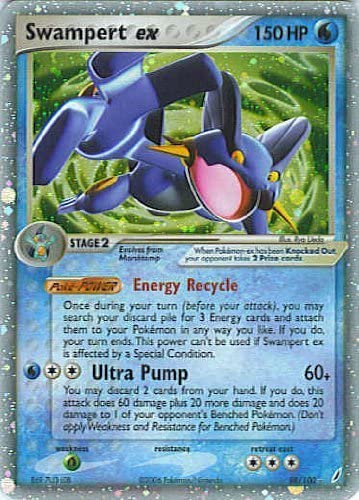 Pokémon TCG - Swampert ex - EX Crystal Guardians #98/100