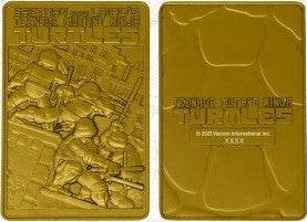 Teenage Mutant Ninja Turtles 24k gold plated ingot