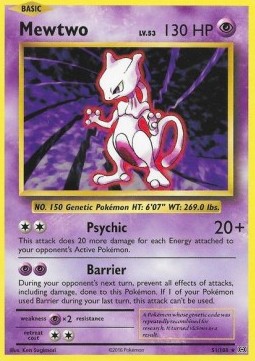 Pokémon TCG: Mewtwo 51/108 (Theme Deck Exclusive) - X&Y Promos