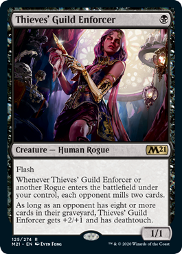 Magic the Gathering - Thieves' Guild Enforcer - Core Set 2021 (FOIL)