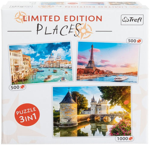 Trefi - Limited Edition - Places Puzzle 3 in 1