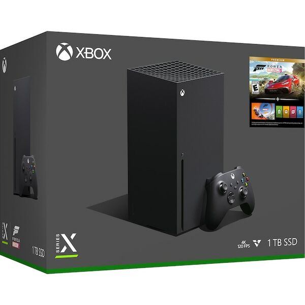 Xbox Series X console + Forza Horizon 5