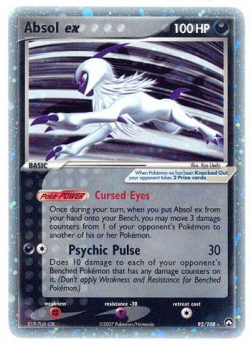 Pokémon TCG: Absol ex 92/108 - EX Power Keepers