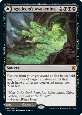 Magic the Gathering - Agadeem's Awakening / Agadeem, the Undercrypt - Zendikar Rising