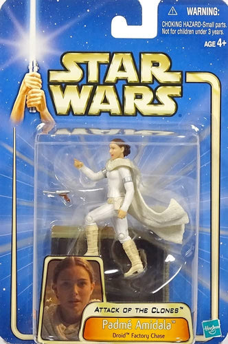 Star Wars Attack of the Clones figure: Padmé Amidala (Droid Factory Chase) 9.5cm