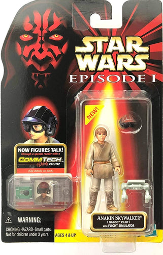 Star Wars Episode I Figure: - Anakin Skywalker (Naboo Pilot) with Flight Simulator