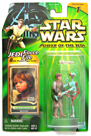 Star Wars Power of the Jedi Figure: Anakin Skywalker (Mechanic) 9.5cm