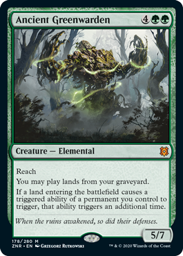 Magic the Gathering - Ancient Greenwarden - Zendikar Rising