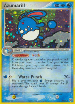 Pokémon TCG: Azumarill 1/109 - EX Team Rocket Returns