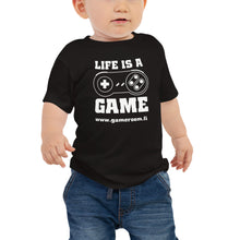 Load image into Gallery viewer, LIFE IS A GAME Baby Jersey Short Sleeve Tee
