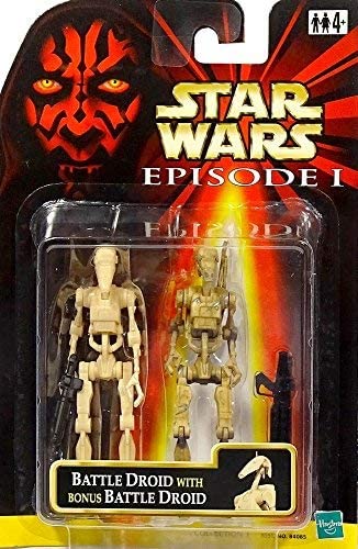 Star Wars Episode I Figure: - Battle Droid with Bonus Battle Droid 9.5cm