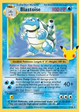 Pokémon TCG: Blastoise 2/102 - Celebrations