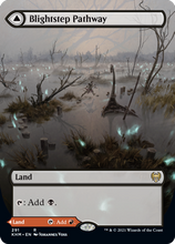 Load image into Gallery viewer, Magic the Gathering - Blightstep Pathway / Searstep Pathway - Kaldheim (FOIL)
