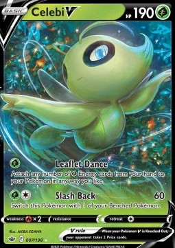 Pokémon TCG: Celebi V 7/198 - Sword & Shield Chilling Reign