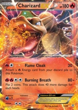 Pokémon TCG: Charizard EX 11/83 - X&Y Generations